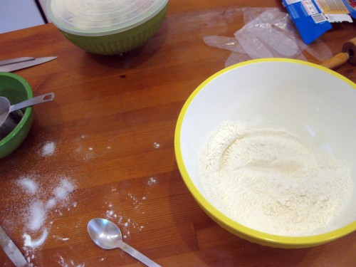 The flour